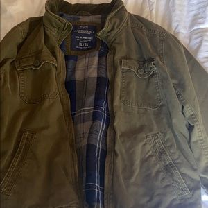 Army green American Eagle men’s winter coat